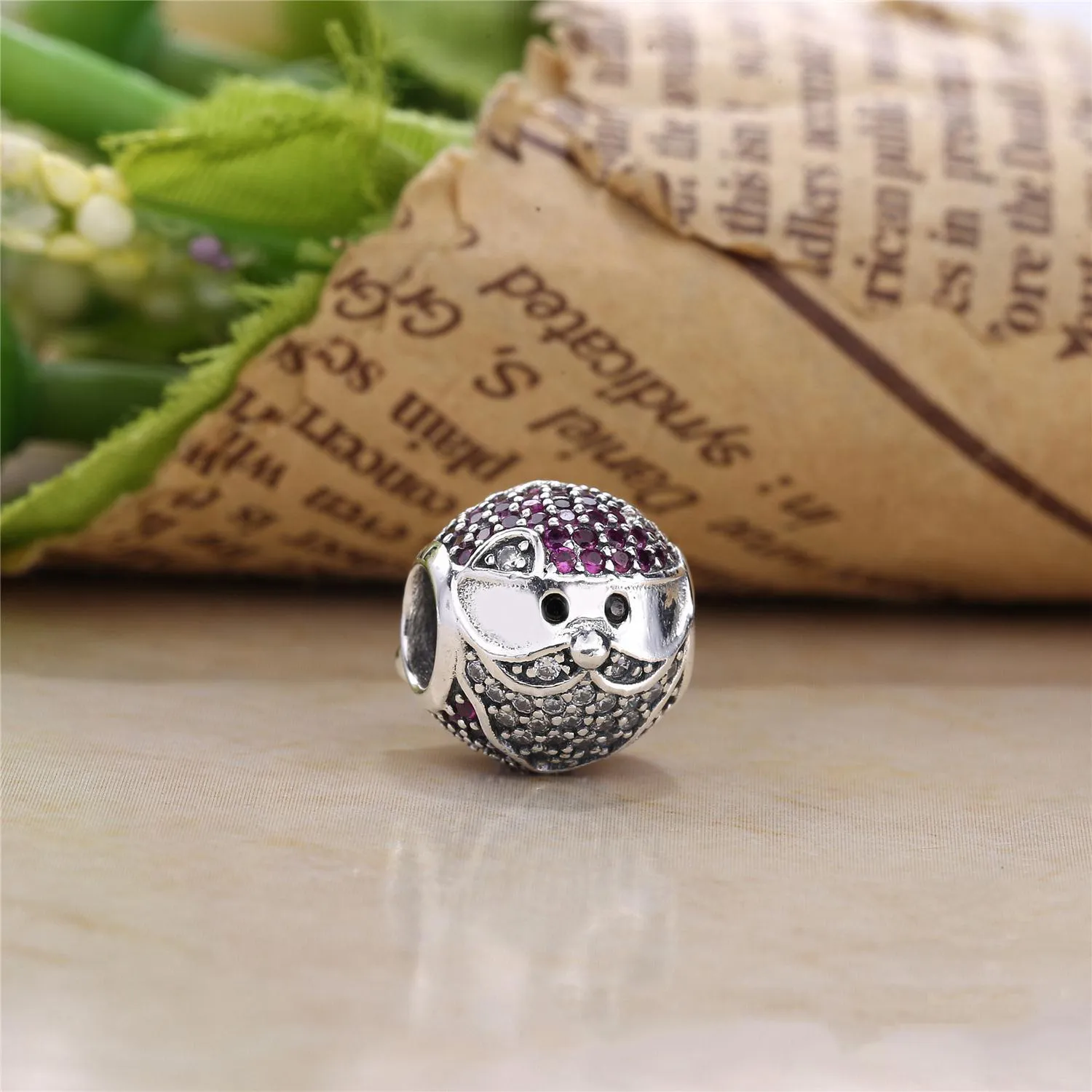 PANDORA Santa Claus head Charm - 796385CZR