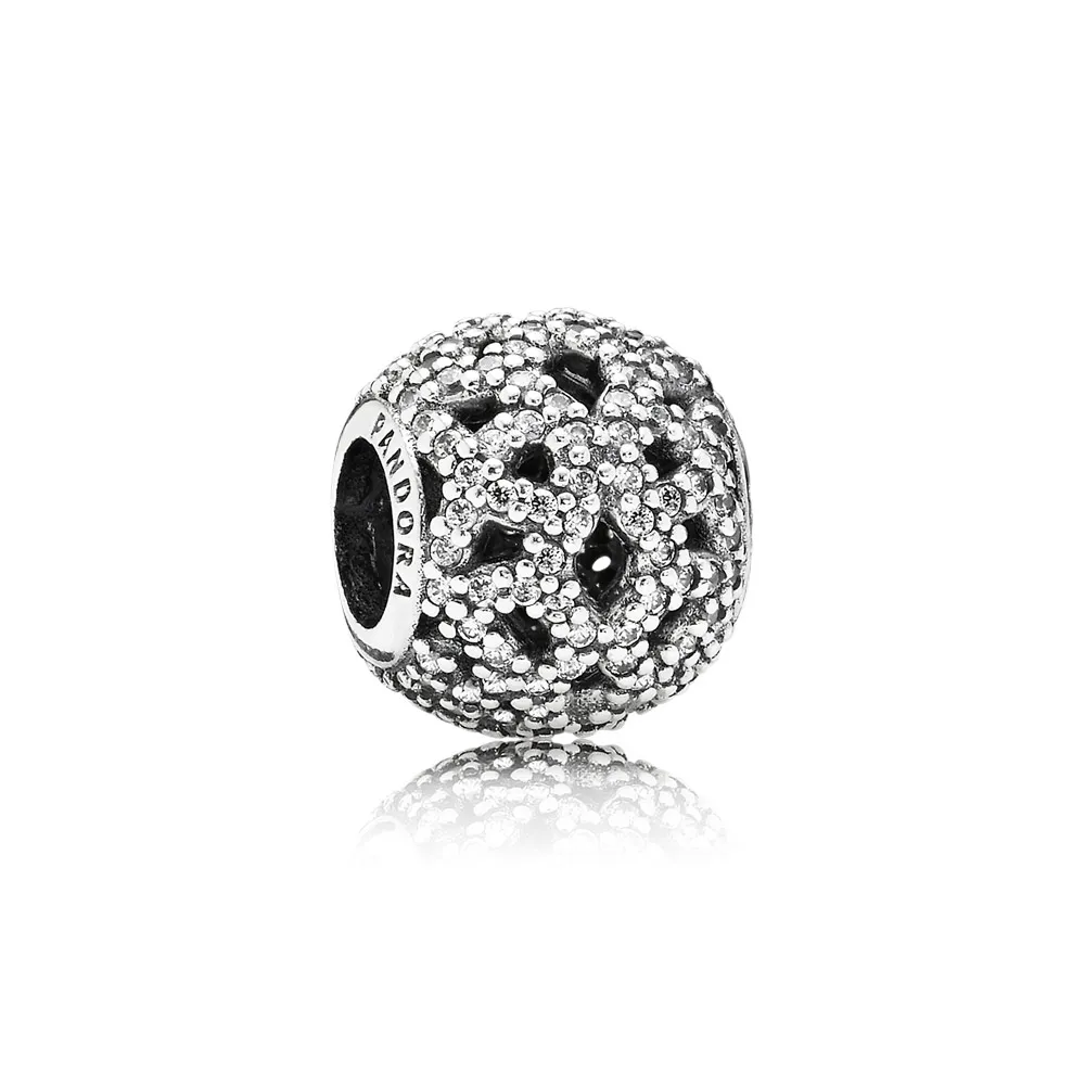 pandora shimmering lace clear cz charm 791284cz