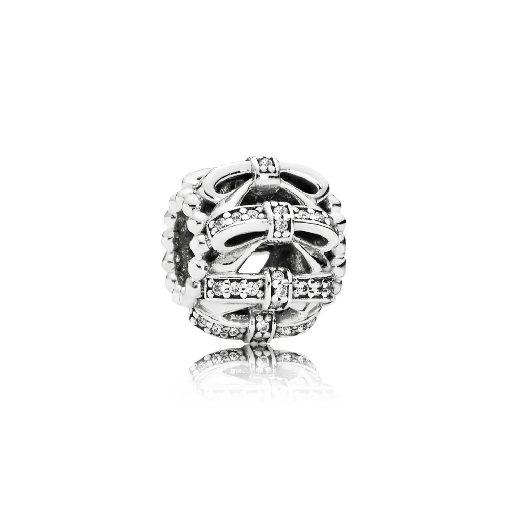 PANDORA Shimmering Sentiments Openwork Silver Charm - 791779CZ