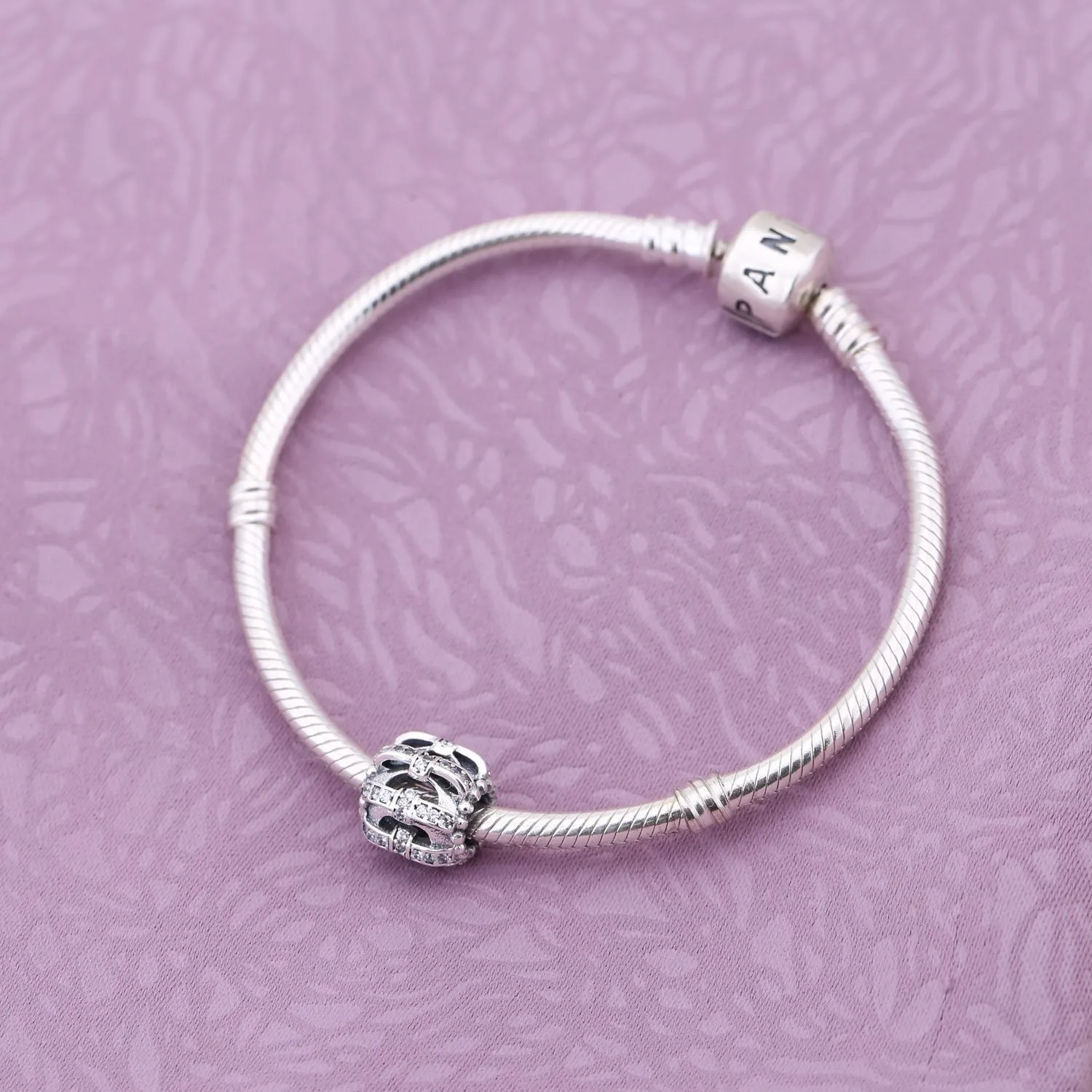 PANDORA Shimmering Sentiments Openwork Silver Charm - 791779CZ