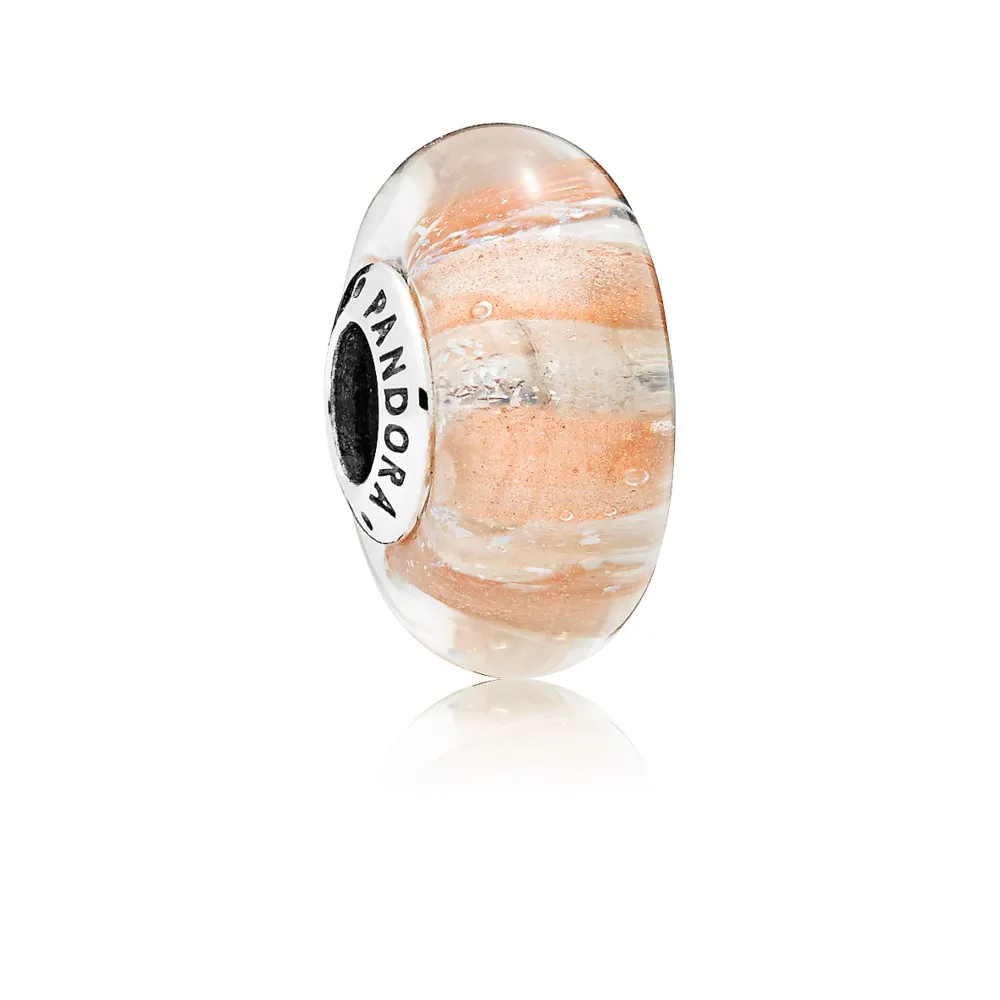 PANDORA Shimmering Stripe Murano Glass Charm - 796248