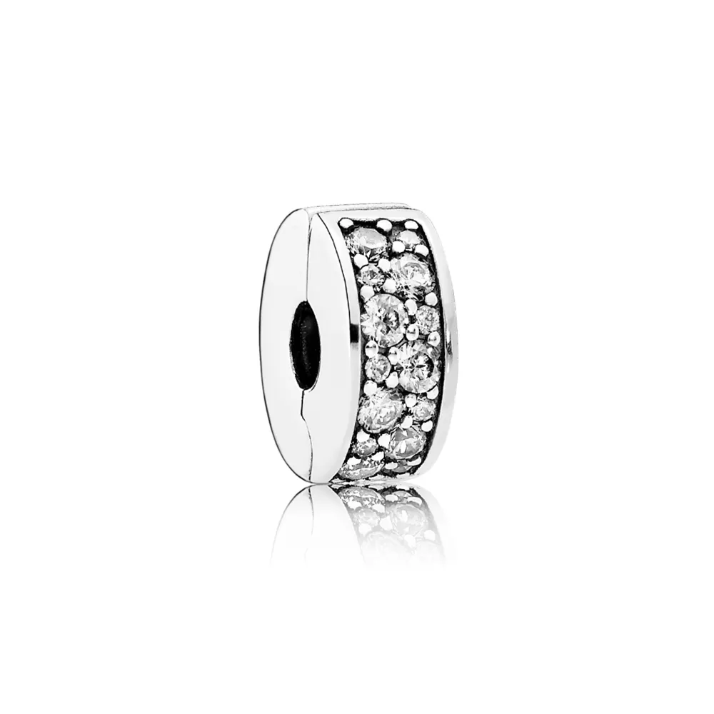 pandora shining elegance spacer clip 791817cz