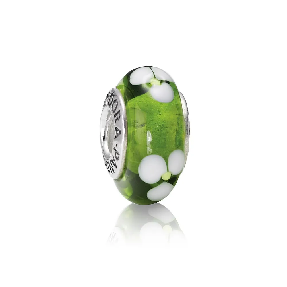 pandora silver charm murano glass 790614