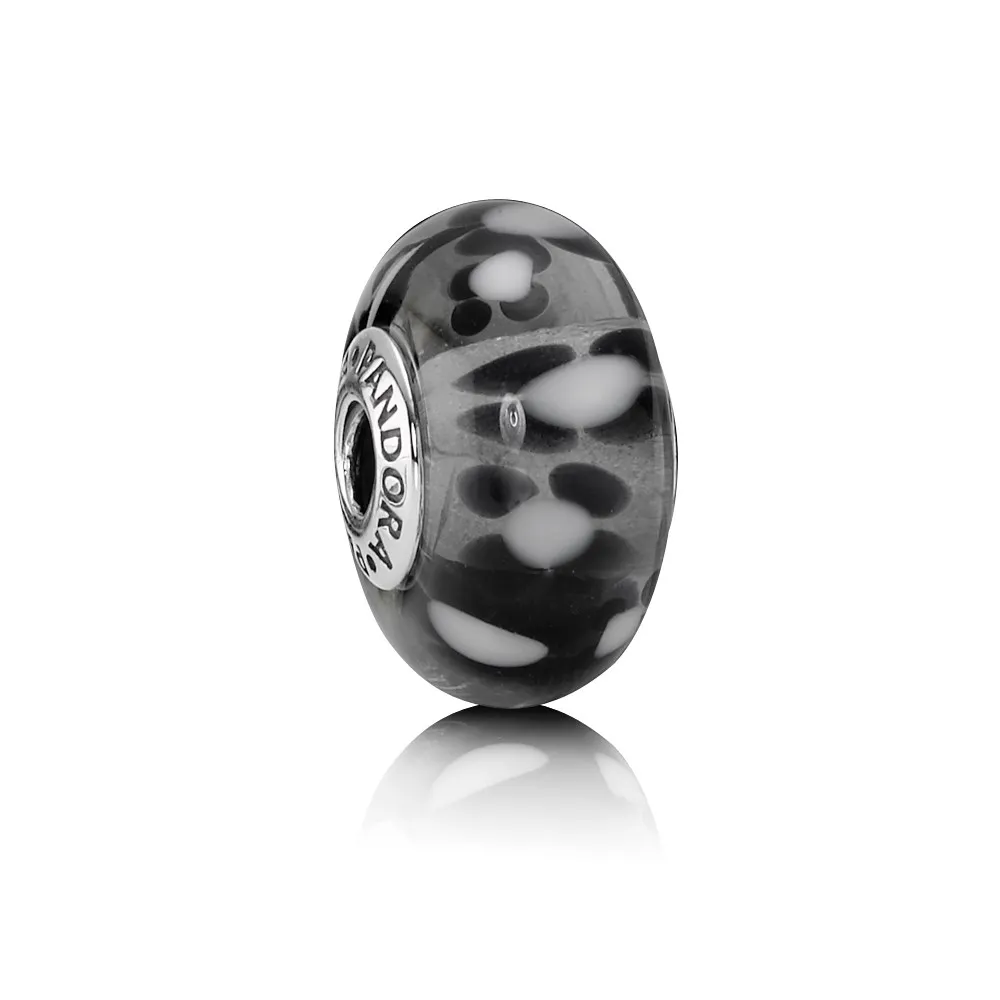 PANDORA Silver charm, murano glass - 790752