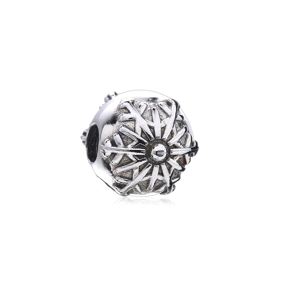 pandora silver snowflake clip charm 791232a