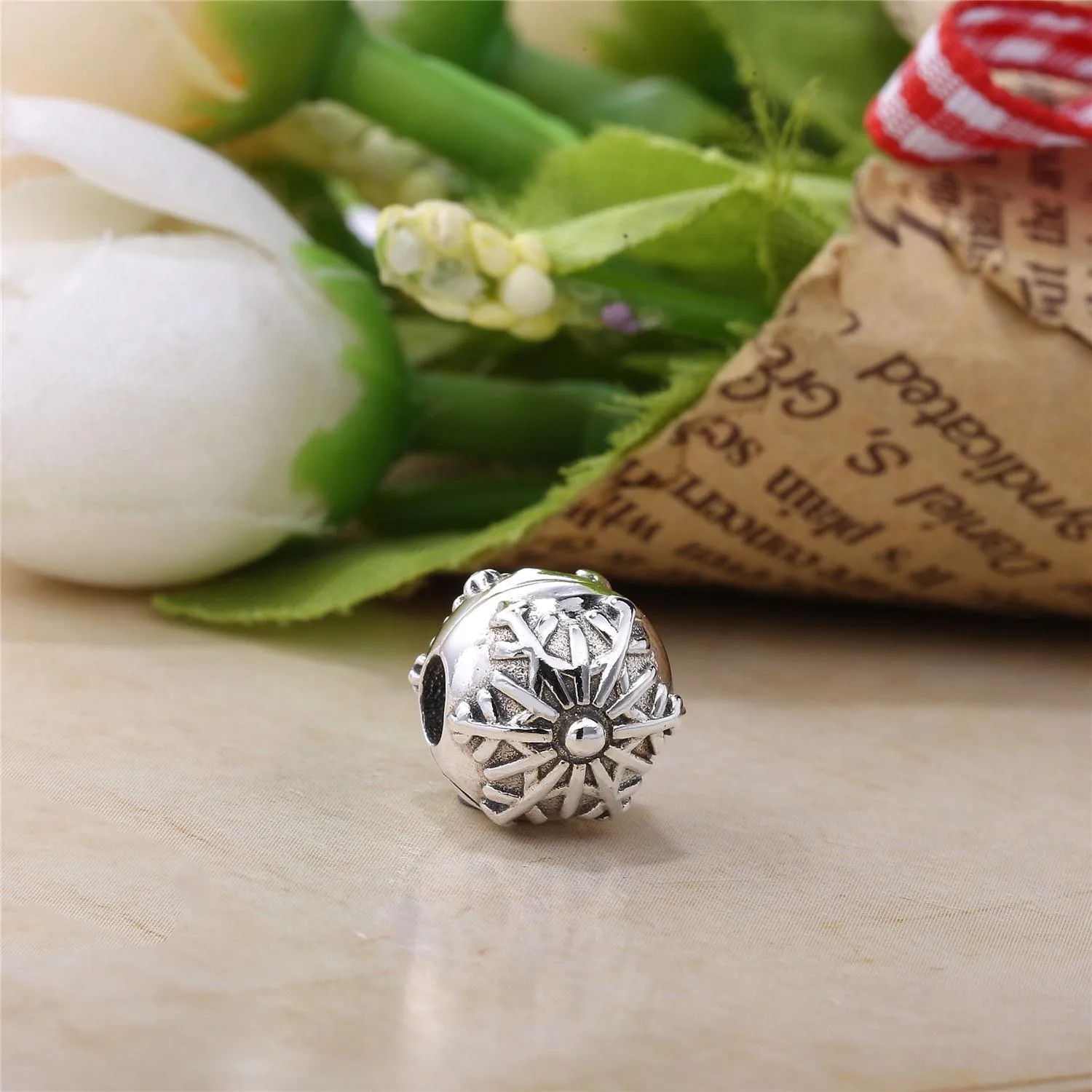 Pandora Silver Snowflake Clip Charm - 791232A