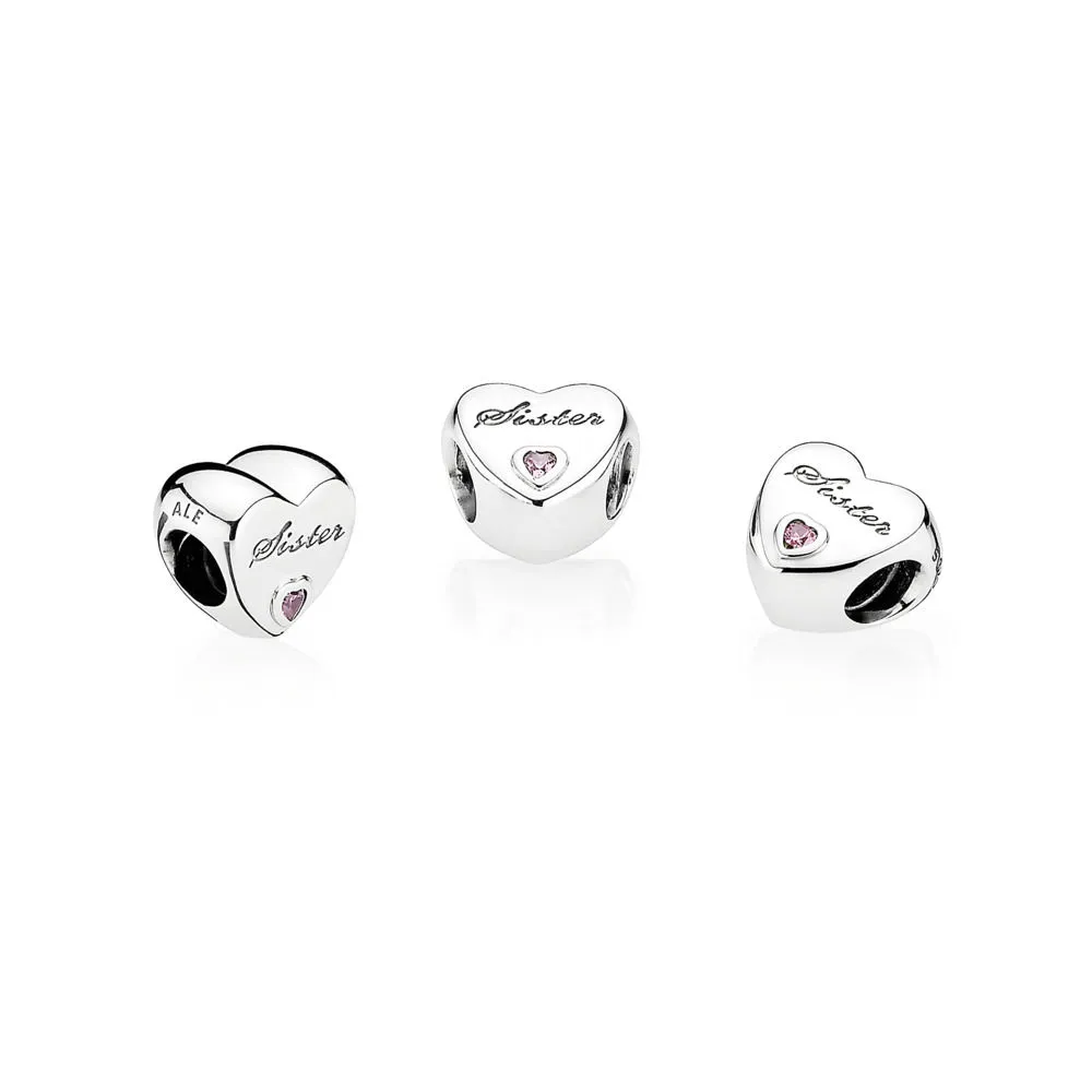 PANDORA Sister's Love Charm - 791946PCZ