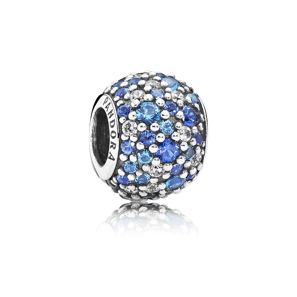 pandora sky mosaic pavé ball charm 791261nsbmx