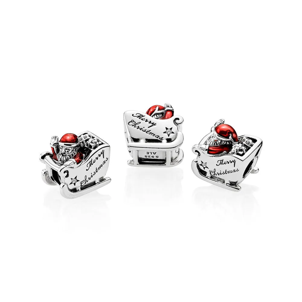 PANDORA Sleighing Santa Charm - 792004cz