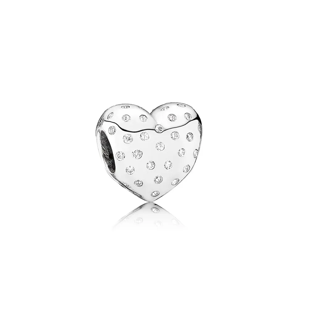 pandora sparkle of love charm clear cz 791241cz