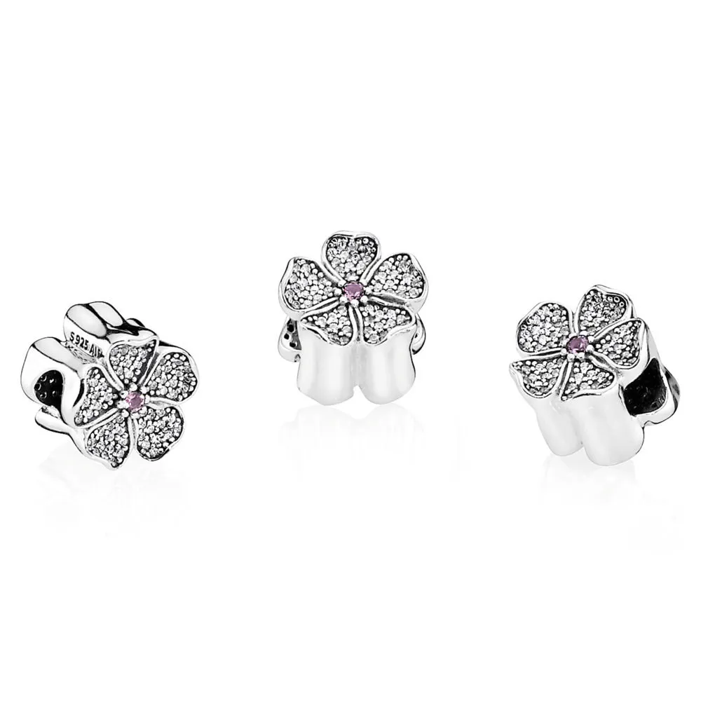 PANDORA Sparkling Apple Blossom Charm - 791831NBP