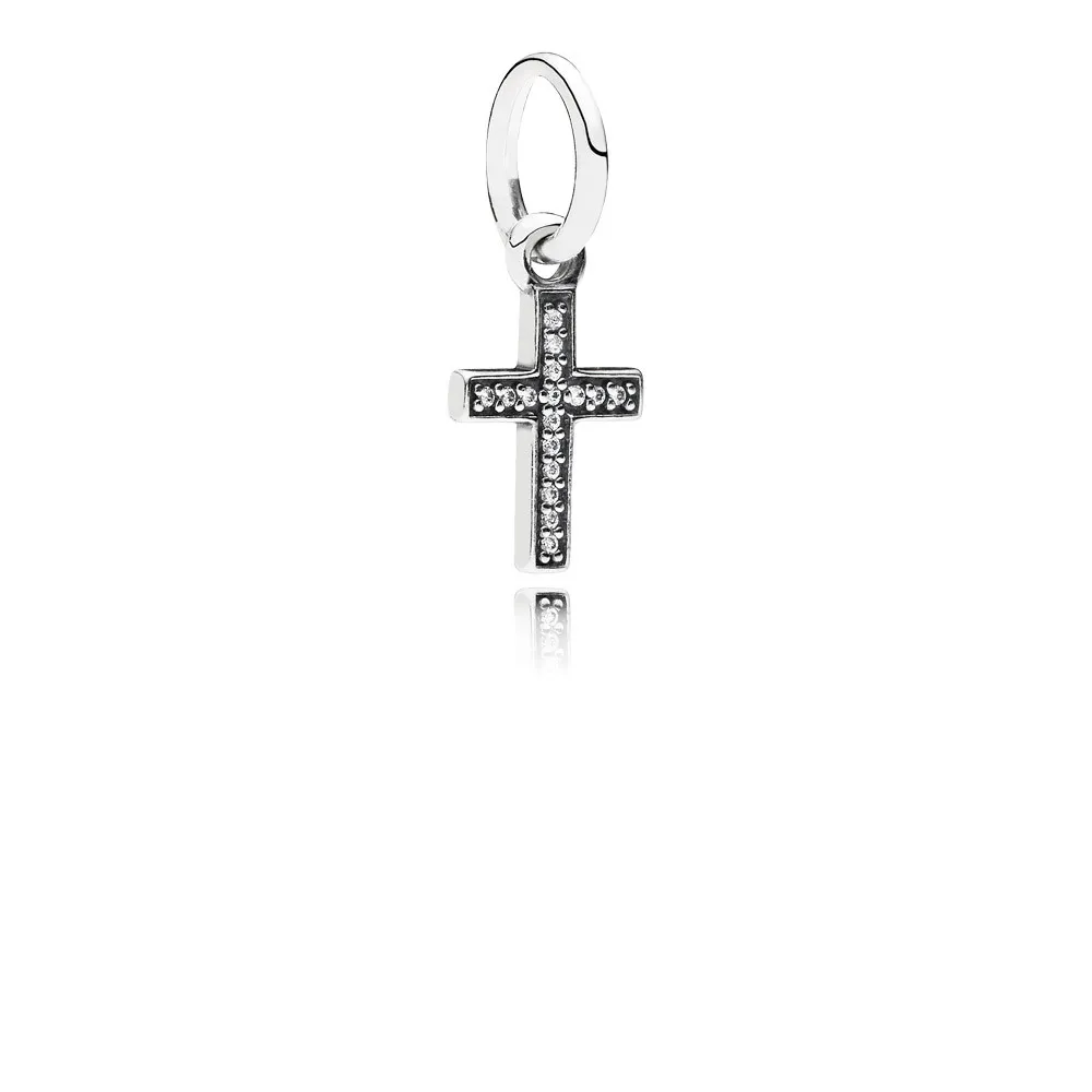 pandora sparkling faith pendant charm 791310cz