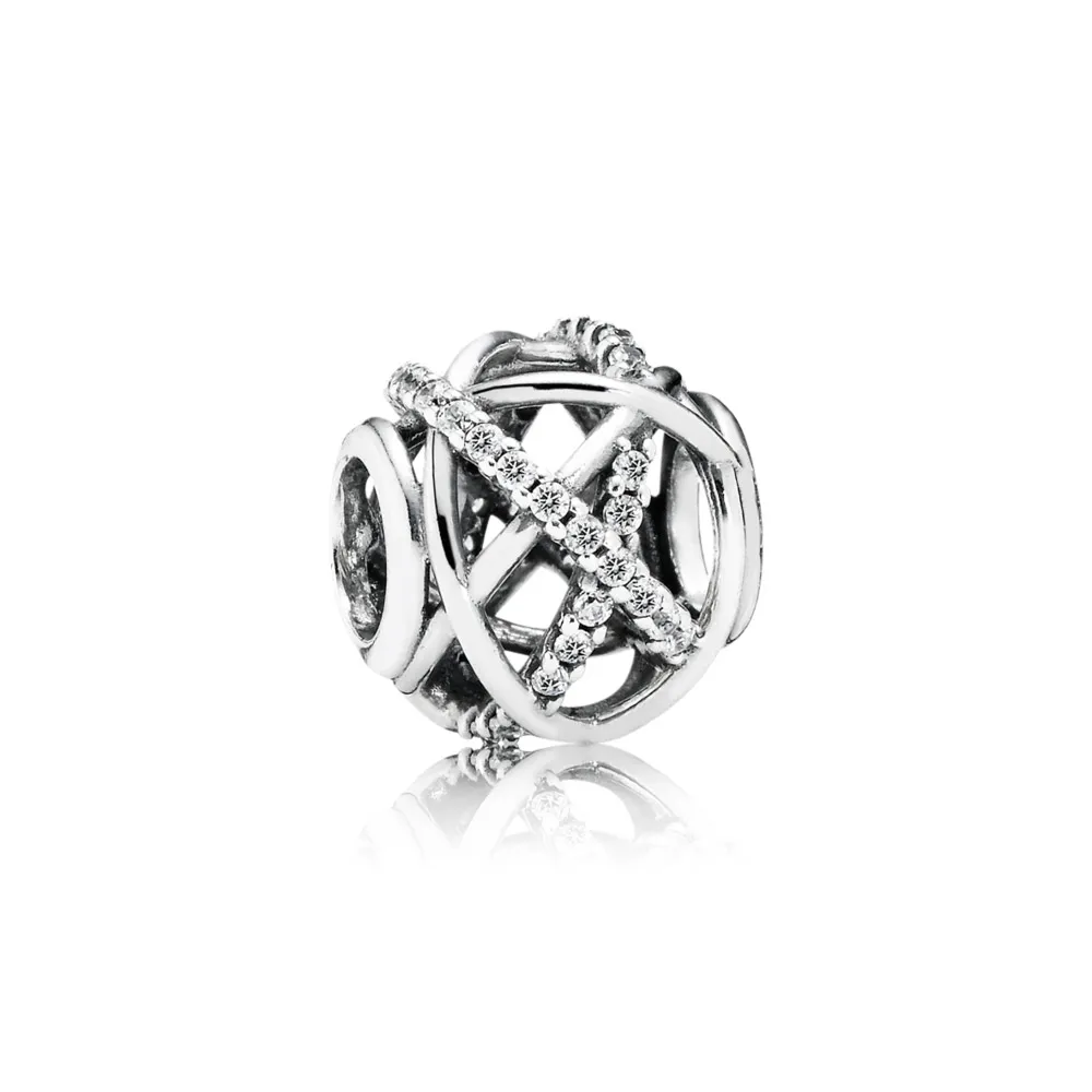 pandora sparkling galaxy openwork charm 791388cz