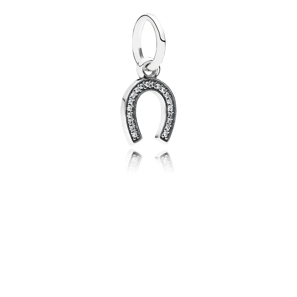 pandora sparkling luck pendant charm 791306cz