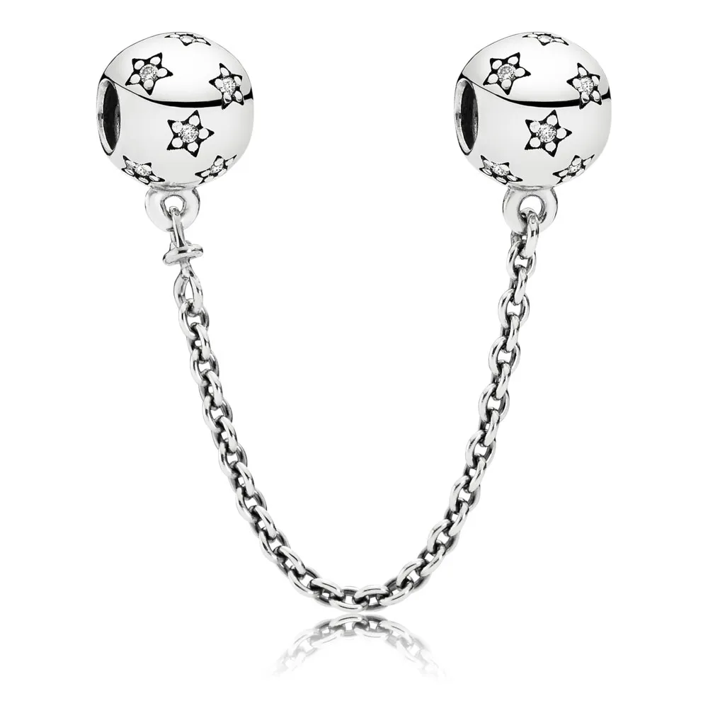 PANDORA Star Silver Safety Chain - 791782CZ