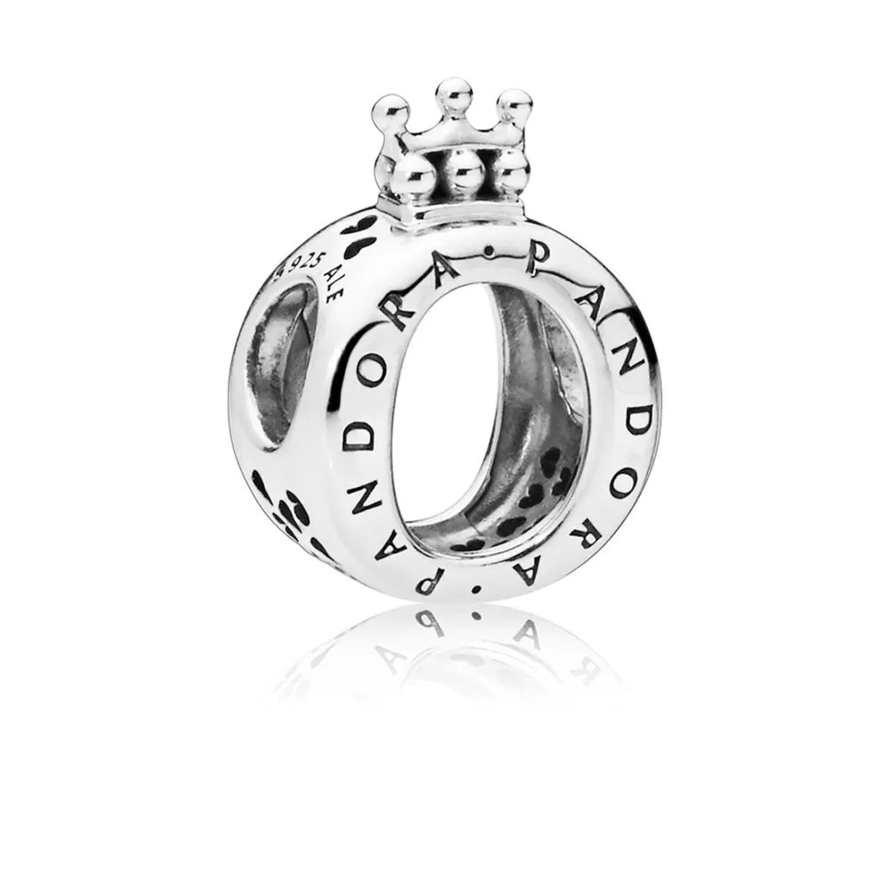 PANDORA Sterling Silver "O" Crown Charm - 797401