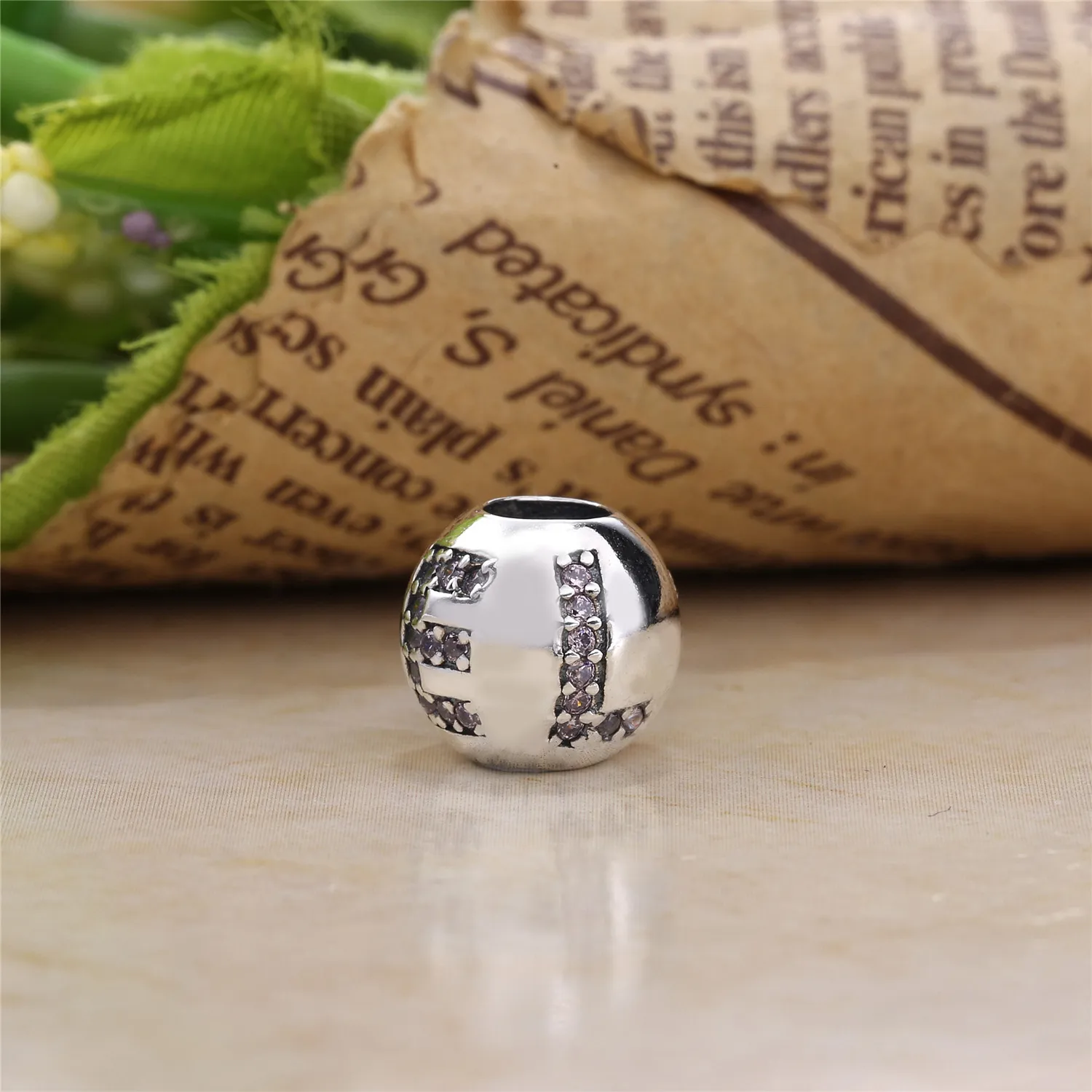 PANDORA Surrounded By Love Charm, Pink CZ - 791196PCZ