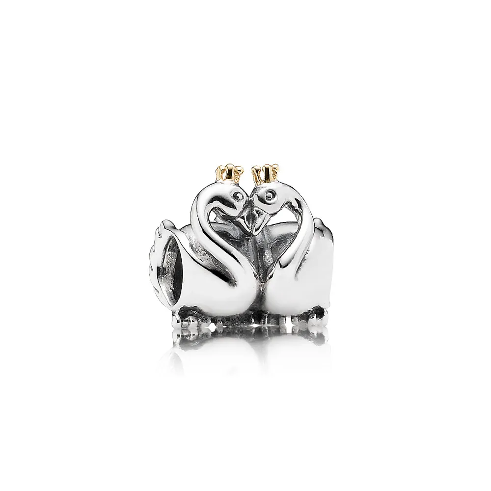 pandora swan embrace charm 791189