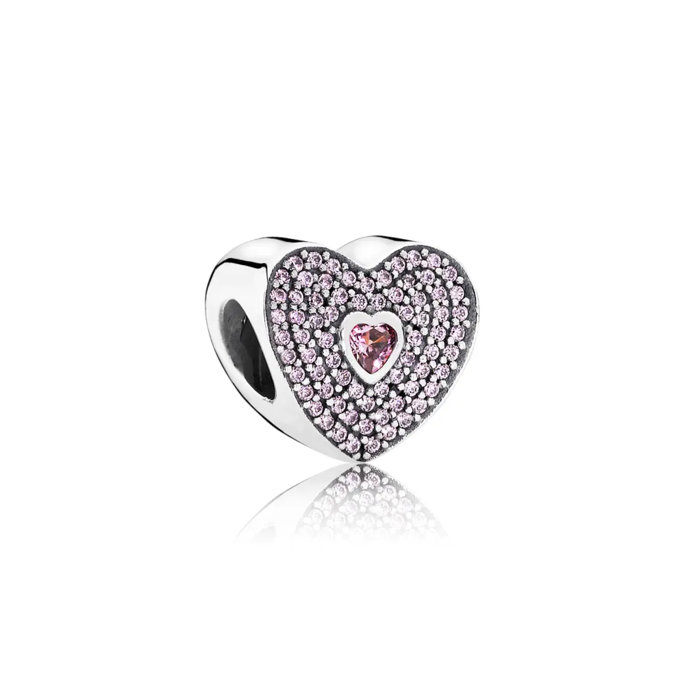 PANDORA Sweet Heart Charm - 791555CZS