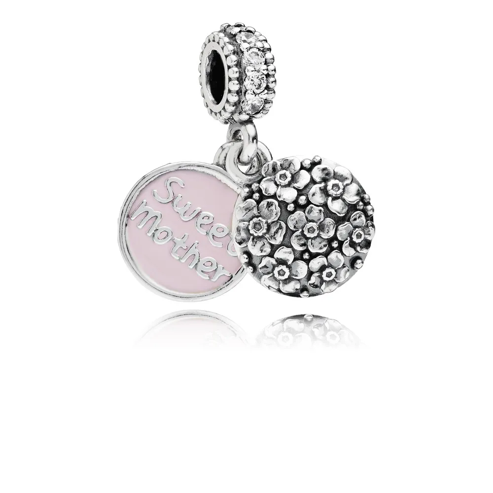 pandora sweet mother pendant charm 791285cz