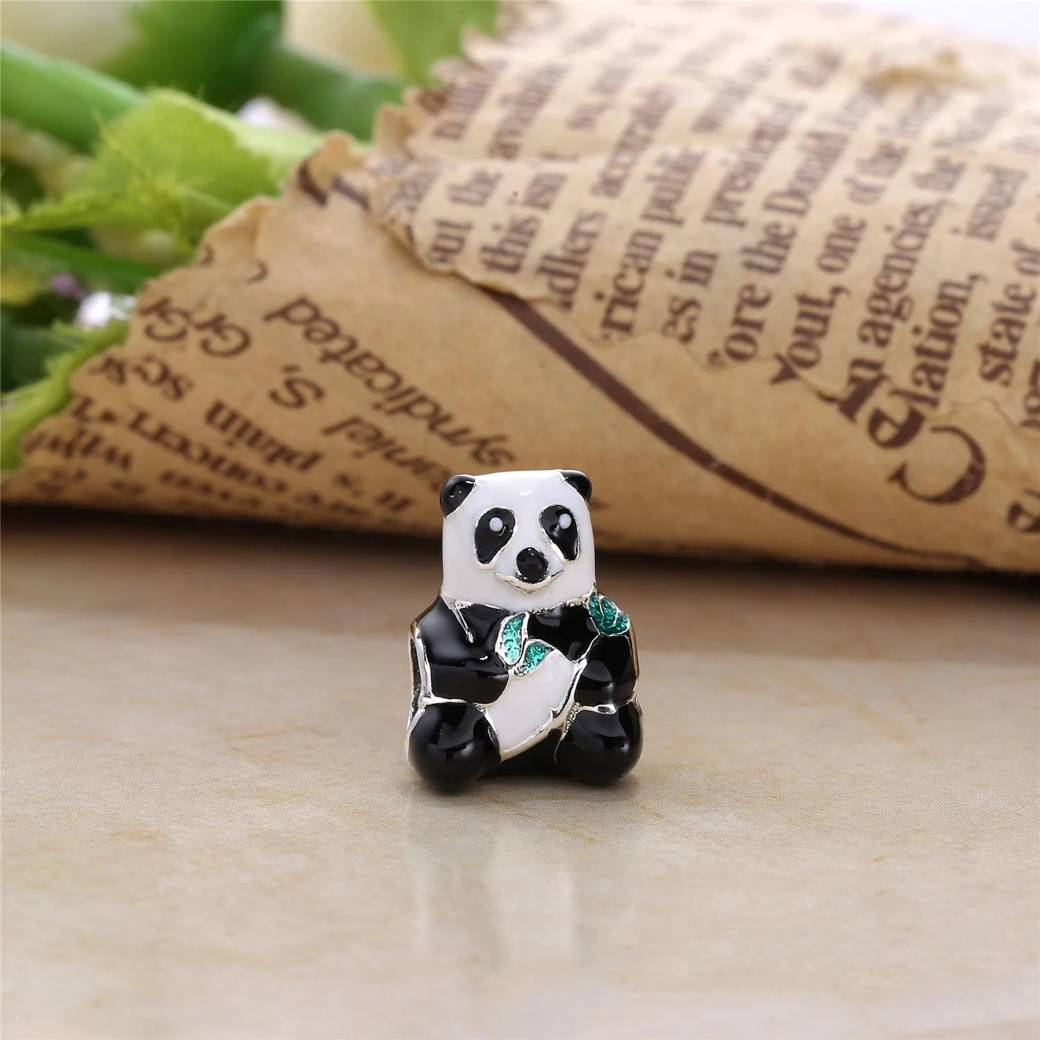 PANDORA Sweet Panda Charm, Mixed-Enamel - 796256ENMX