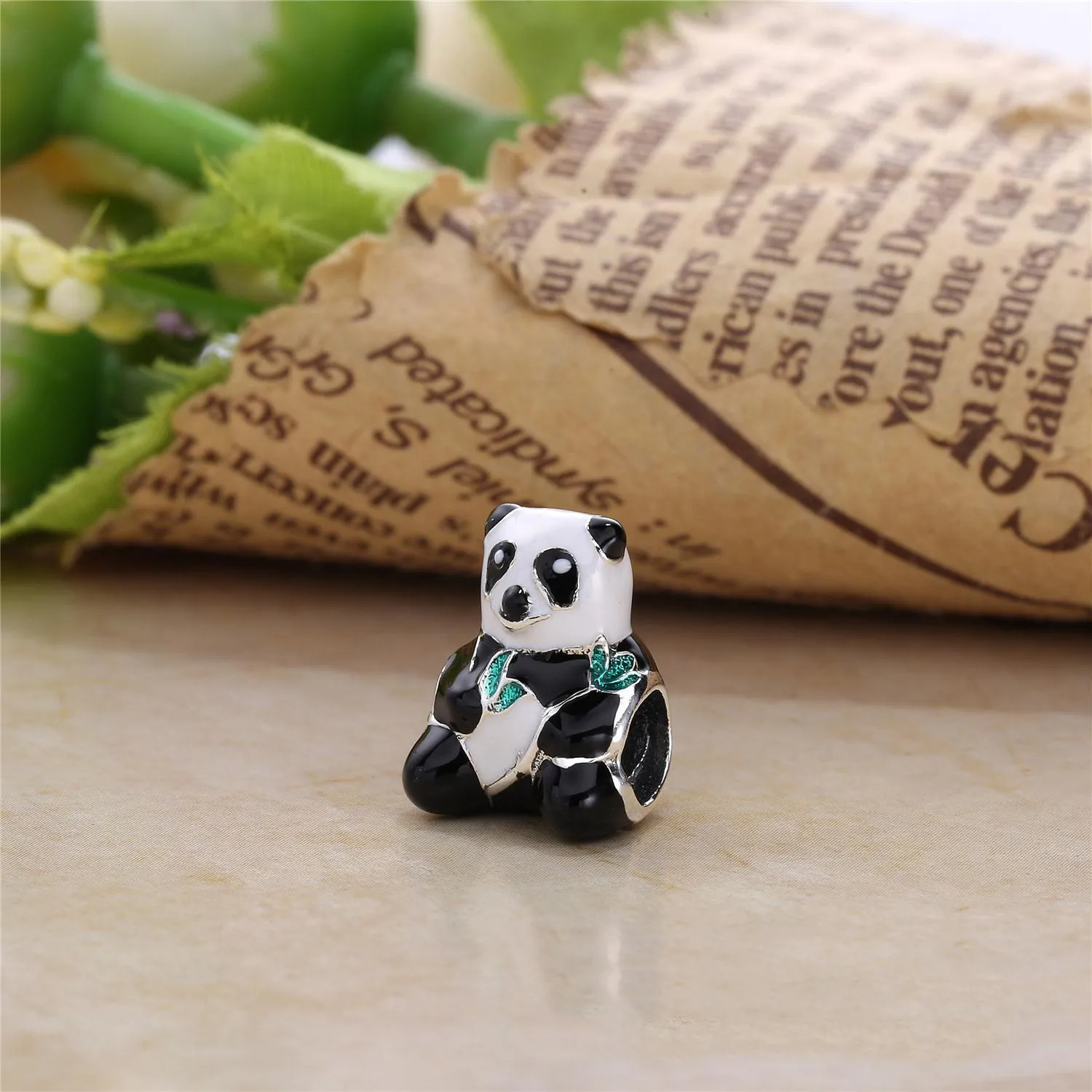 PANDORA Sweet Panda Charm, Mixed-Enamel - 796256ENMX