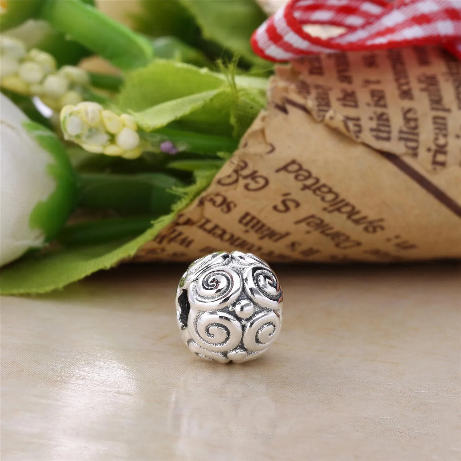 PANDORA Swirl dots Clip - 790161