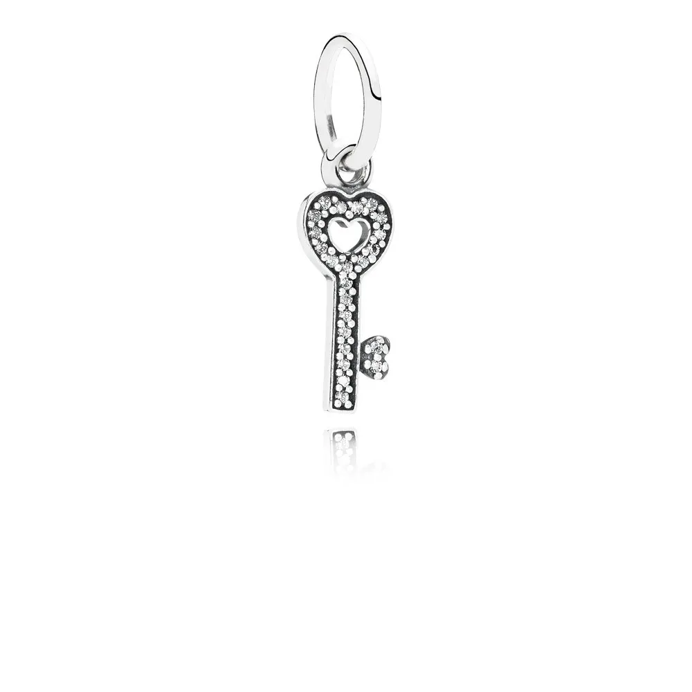 pandora symbol of trust key pendant charm 791353cz