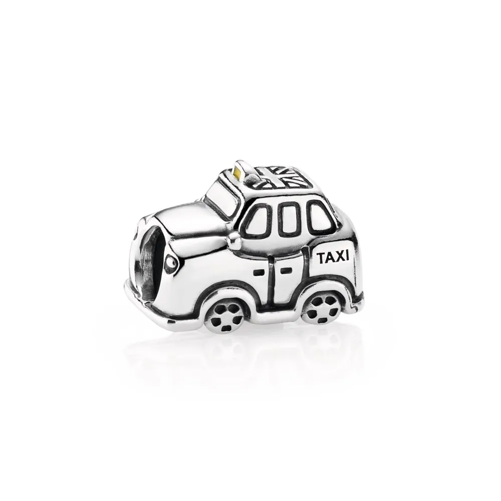 PANDORA Taxi Charm, yellow enamel - 791221EN20