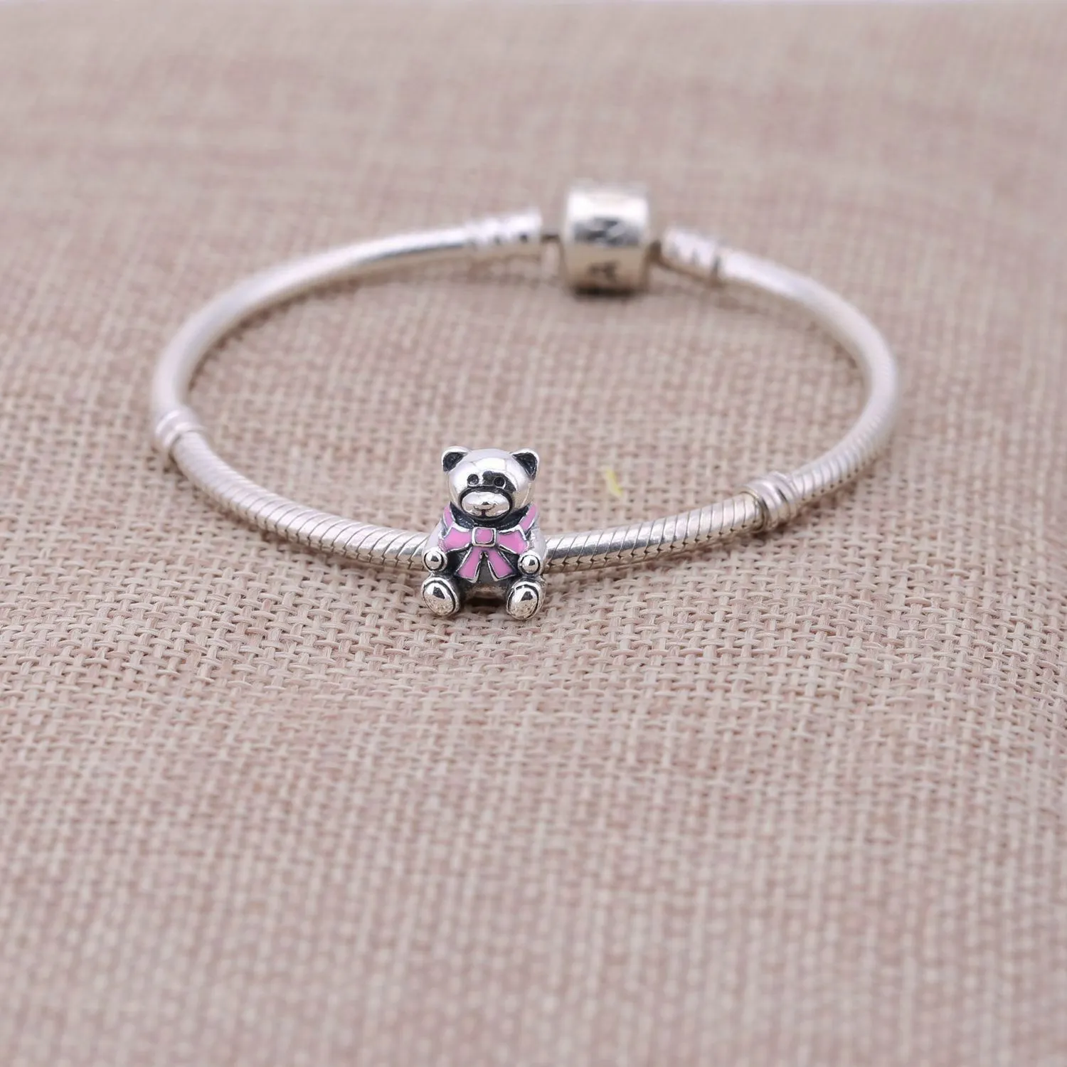 PANDORA Teddy Bear Charm - 791124EN24