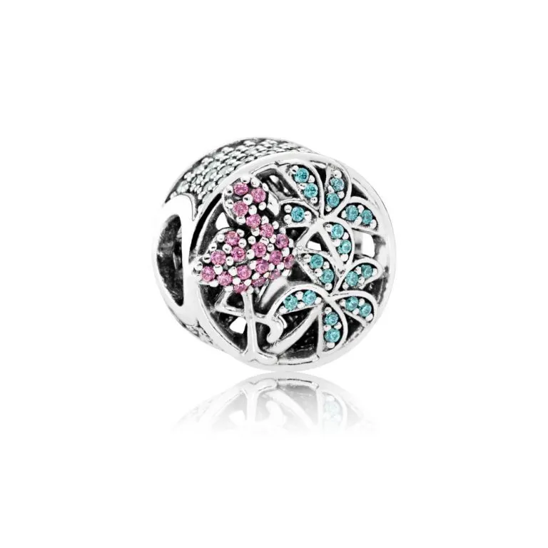 pandora tropical flamingo charm 792117czs