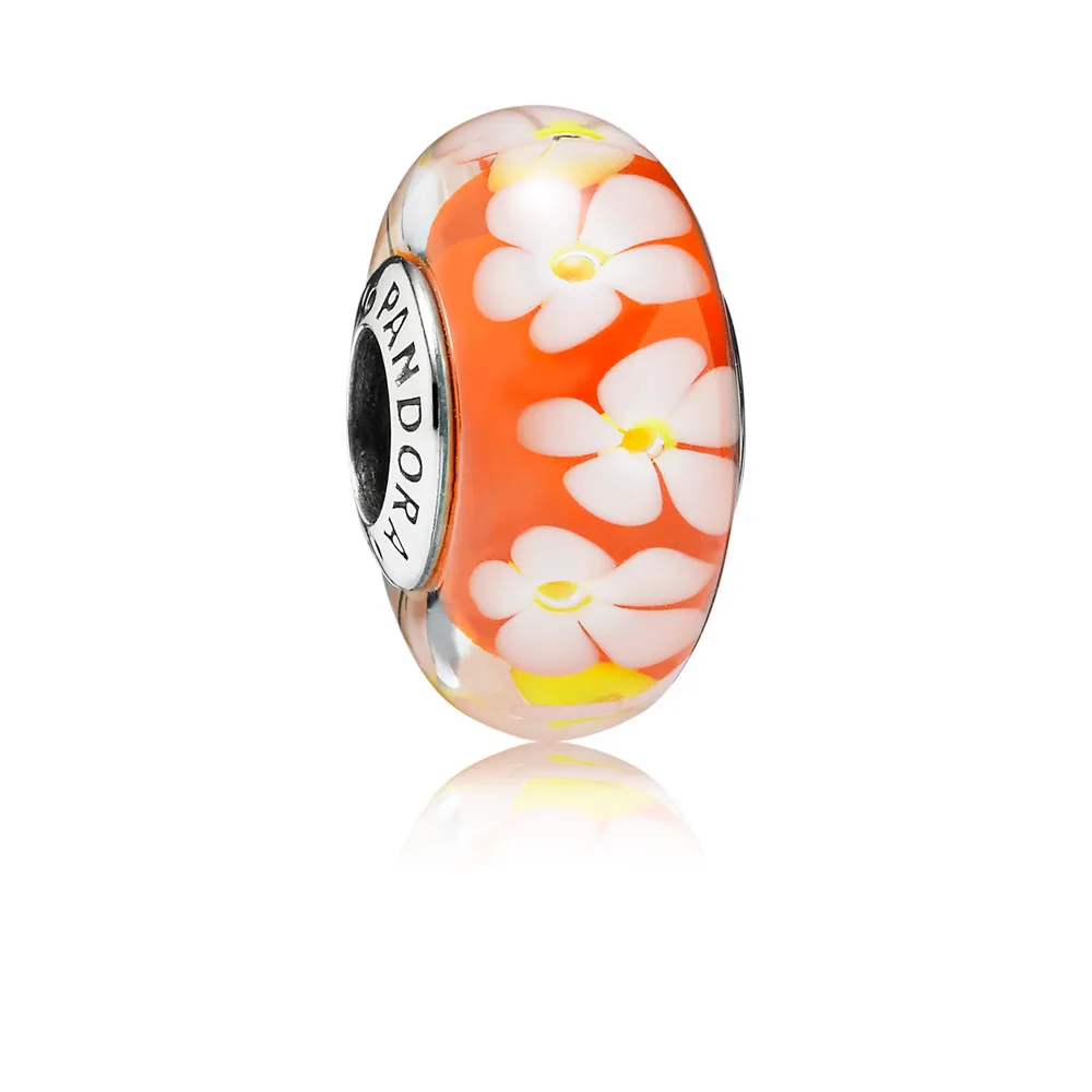 pandora tropical flower bead 791624