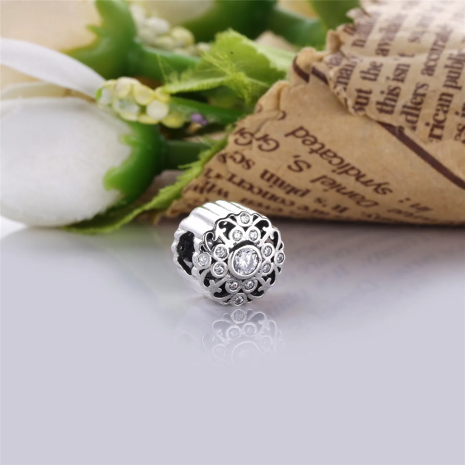 PANDORA Vintage Flower Charm - PX00189-1