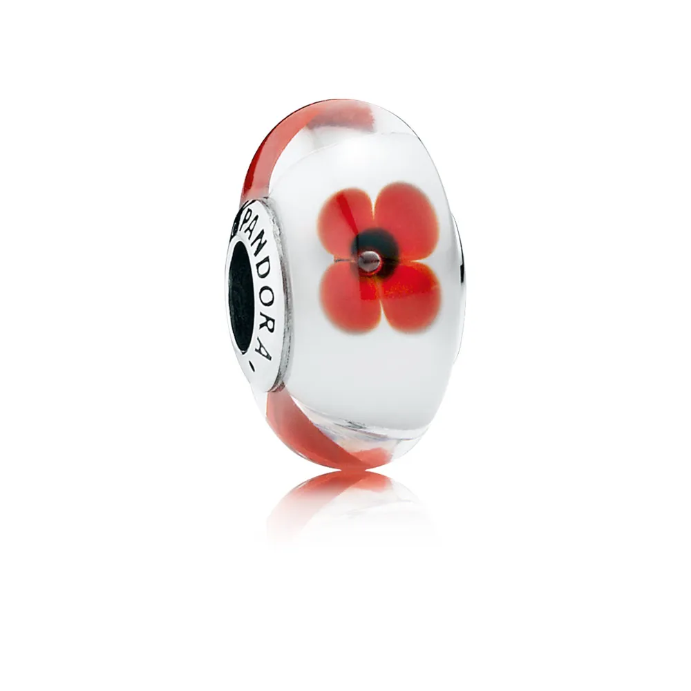 PANDORA Wild Flower Tribute Murano Bead - 791636