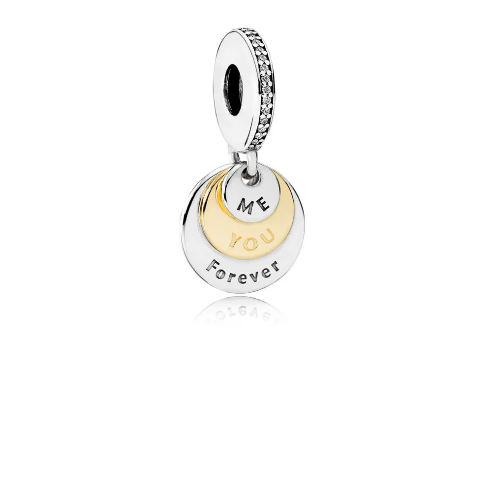 pandora you me forever pendant charm 791979cz