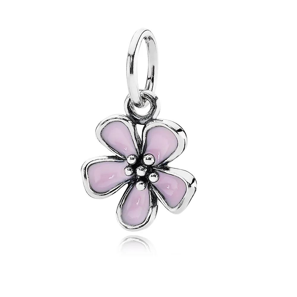 PANDORA Cherry Blossom Flower Necklace Pendant - 390347EN40