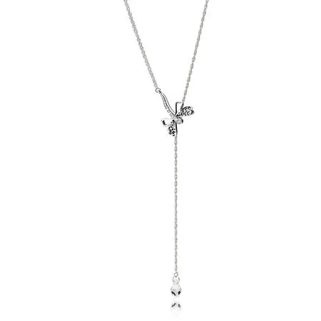 PANDORA Dreamy Dragonfly Pendant Necklace - 397104CZ-65