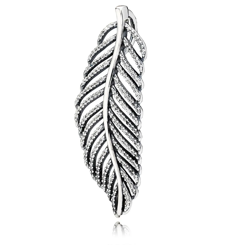 PANDORA Feather Necklace Pendant - 390350CZ