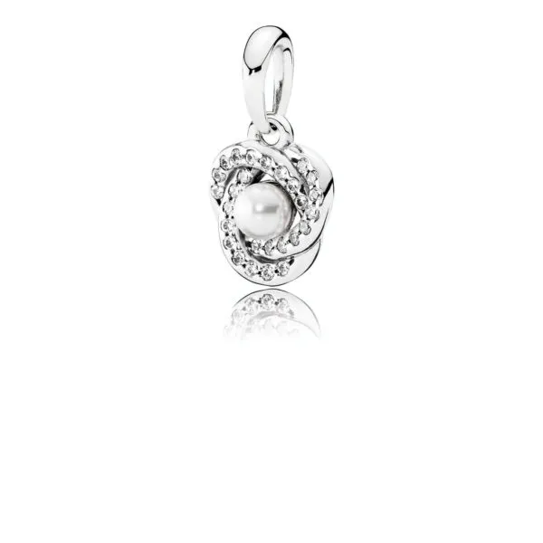 pandora luminous love knot pendant 390401wcp