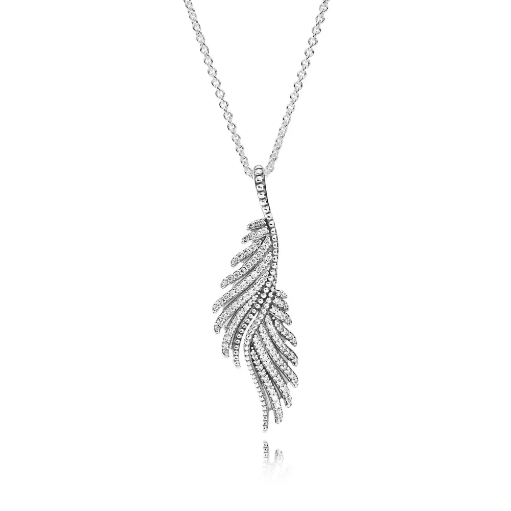 PANDORA Majestic Feathers Necklace Pendant - 390373CZ-70