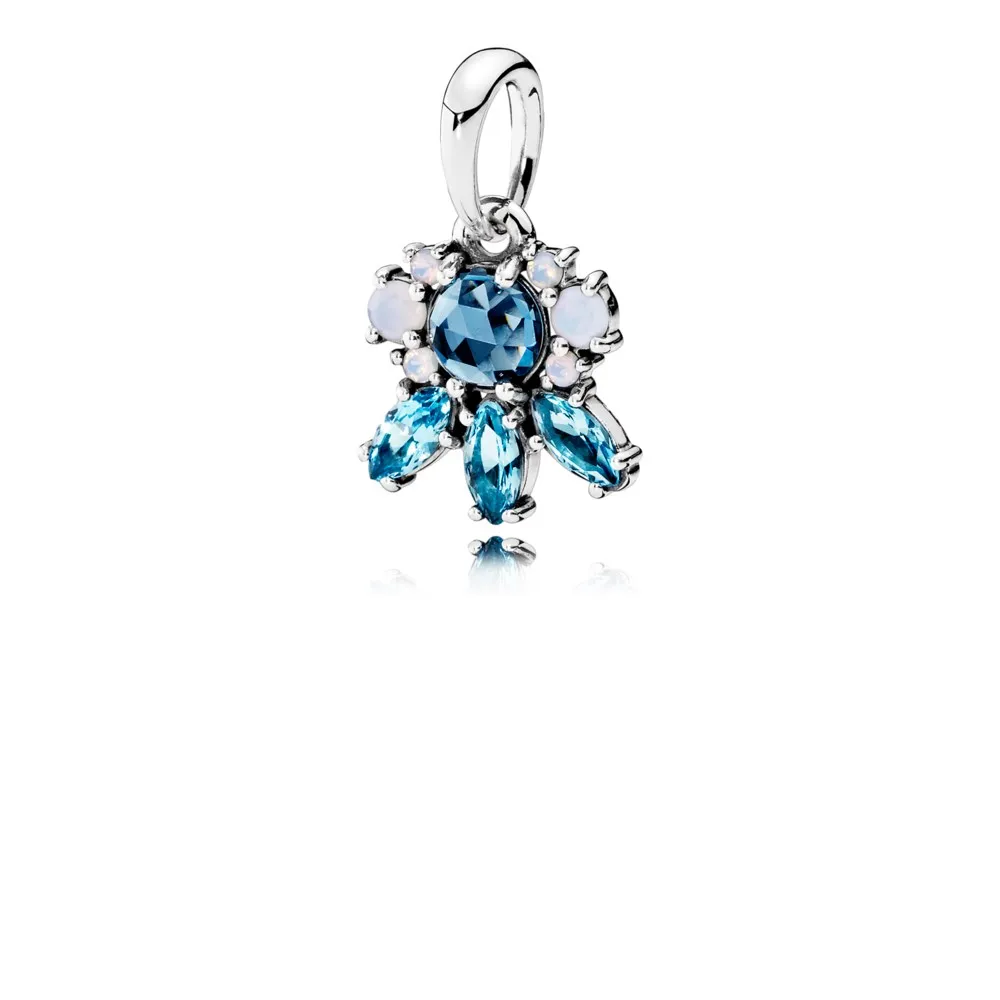 pandora patterns of frost multicolored crystal pendant 390391nmbmx