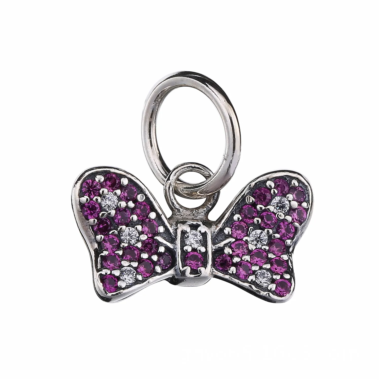 PANDORA Purple Bow Pendant - 32IFlTrw