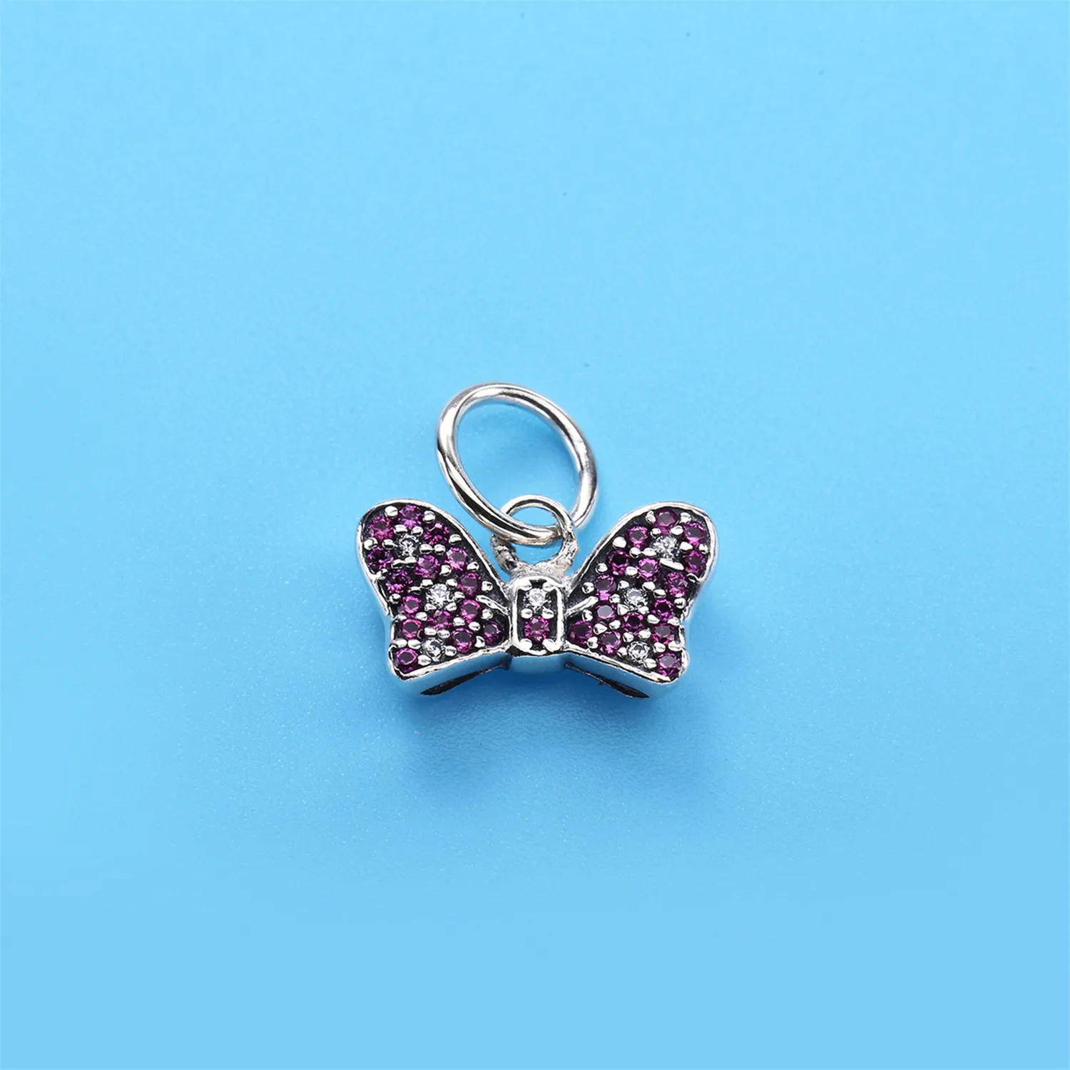 PANDORA Purple Bow Pendant - 32IFlTrw