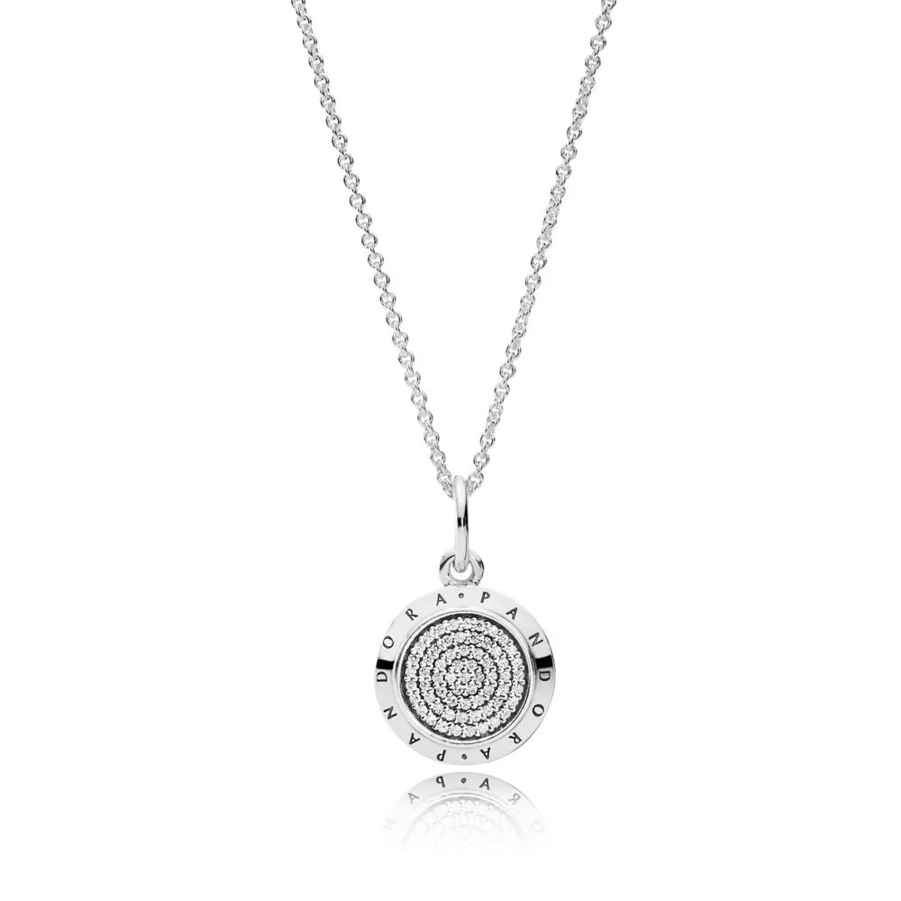 PANDORA Signature PANDORA Pendant Necklace - 390375CZ-70