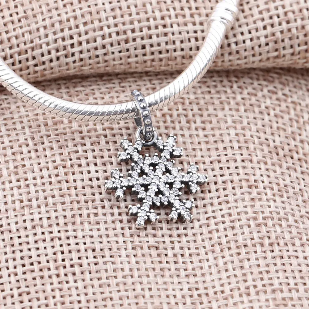 PANDORA Snowflake Necklace Pendant - 390354cz