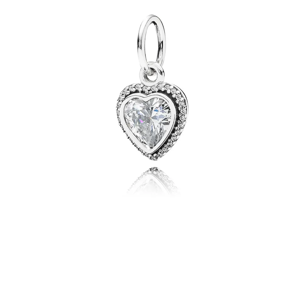 pandora sparkling love pendant 390366cz