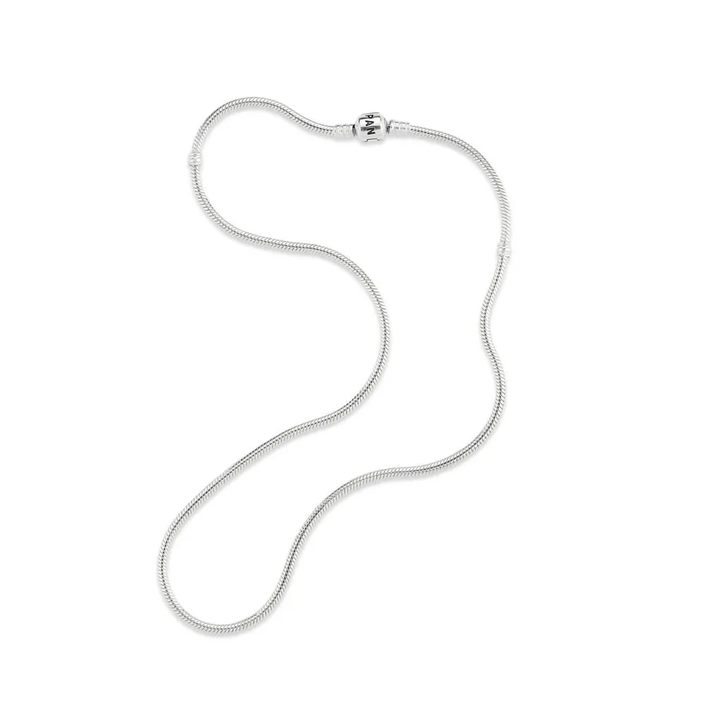 PANDORA Sterling Silver Barrel Clasp Necklace Chain - 590703HV