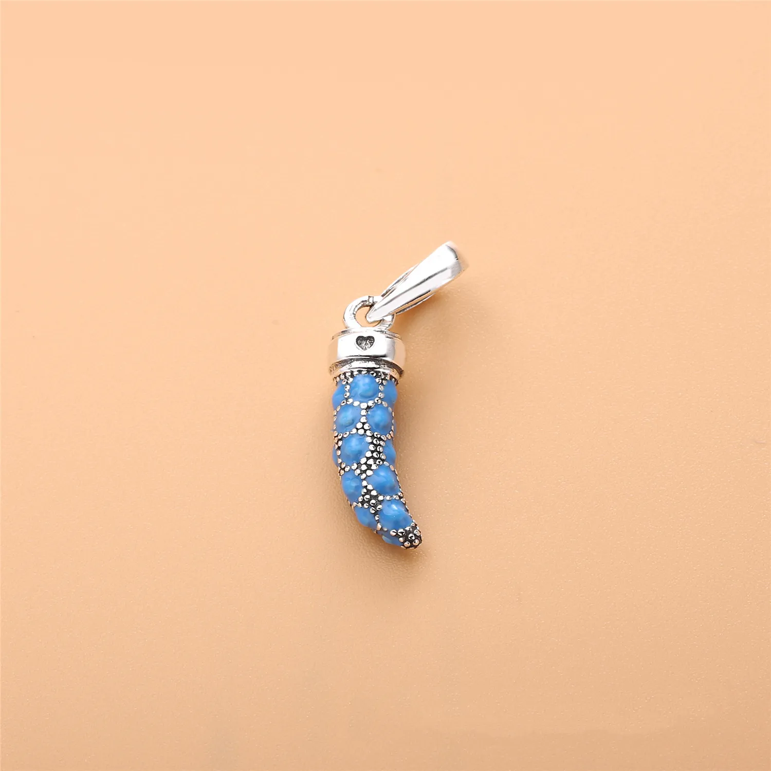 PANDORA Turquoise Italian Horn Pendant, Turquoise Enamel - 397203EN168