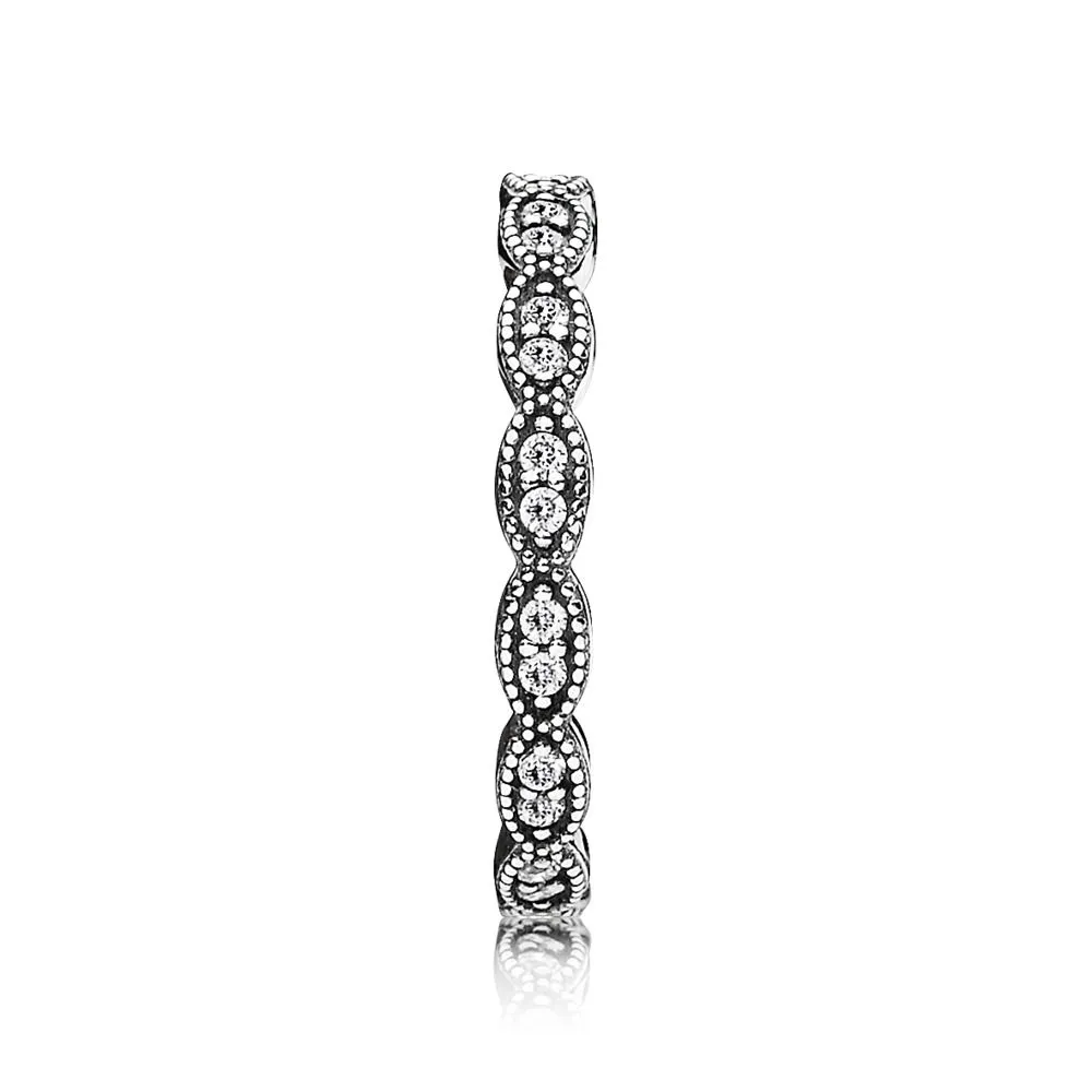 PANDORA Band of Shimmering Leaves Ring - 190923CZ