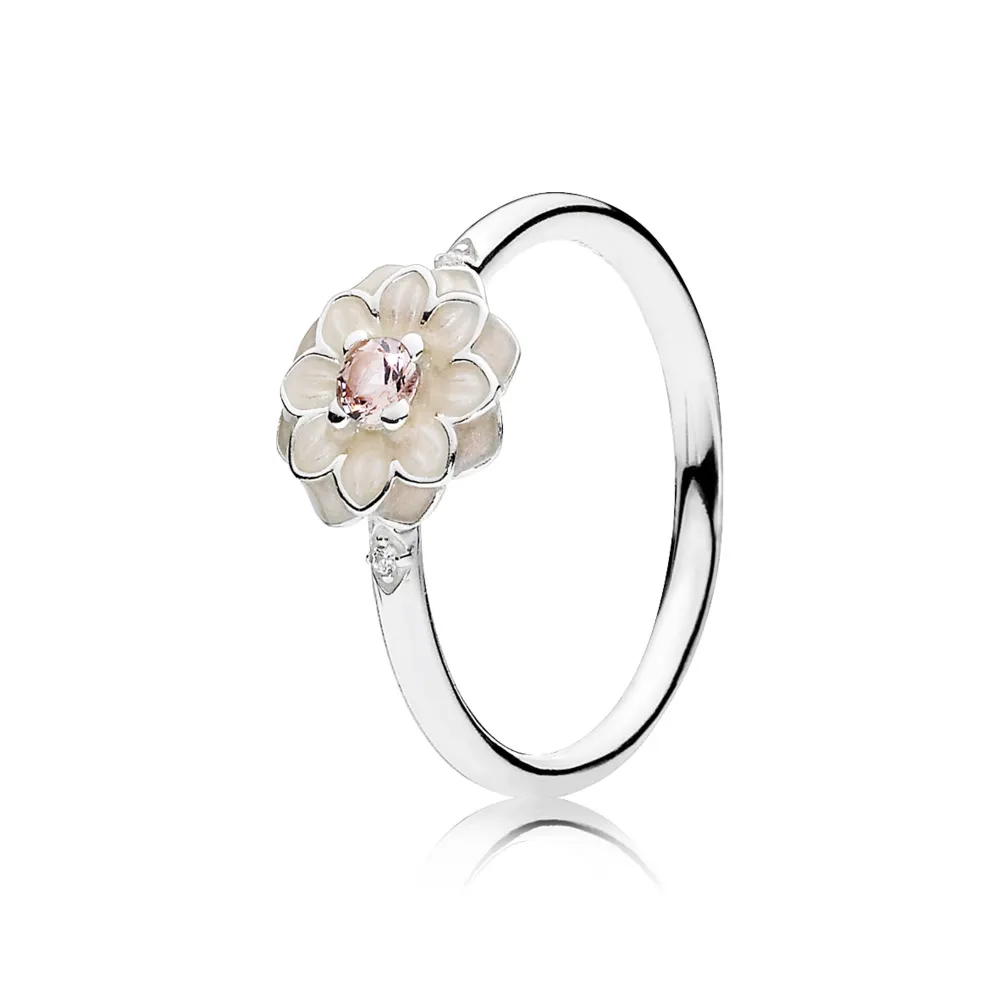 PANDORA Blooming Dahlia Enamel Ring - 190985NBP